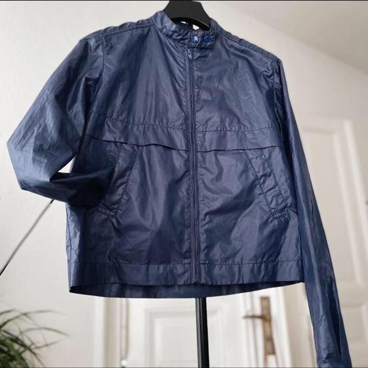 Sportswear uniqlo waterproof rain jacket with stand... - Depop