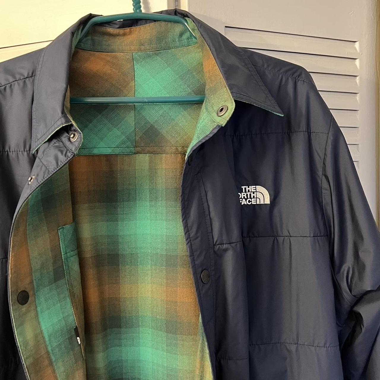 North face clearance reversible flannel