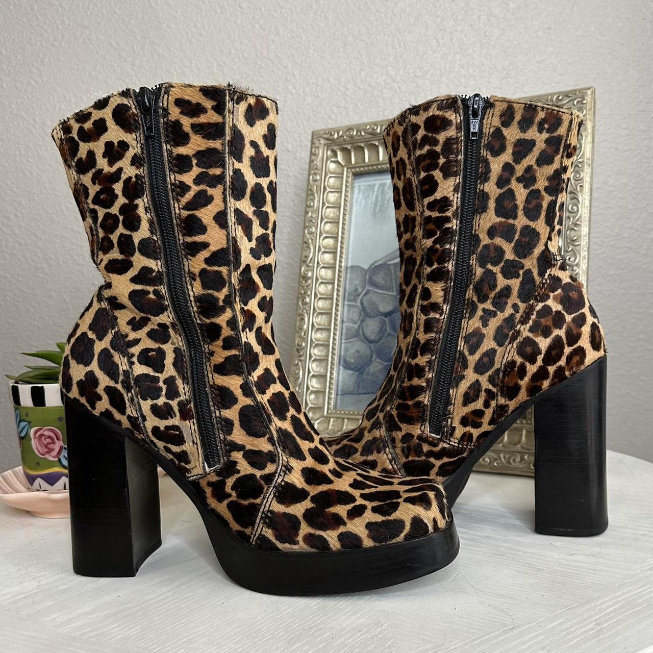 Steve madden store leopard print booties