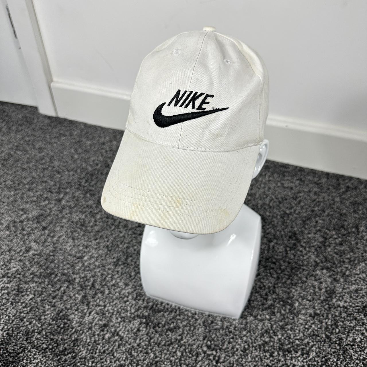 Vintage Nike Cap Vintage Nike 90s Swoosh White MLB... - Depop