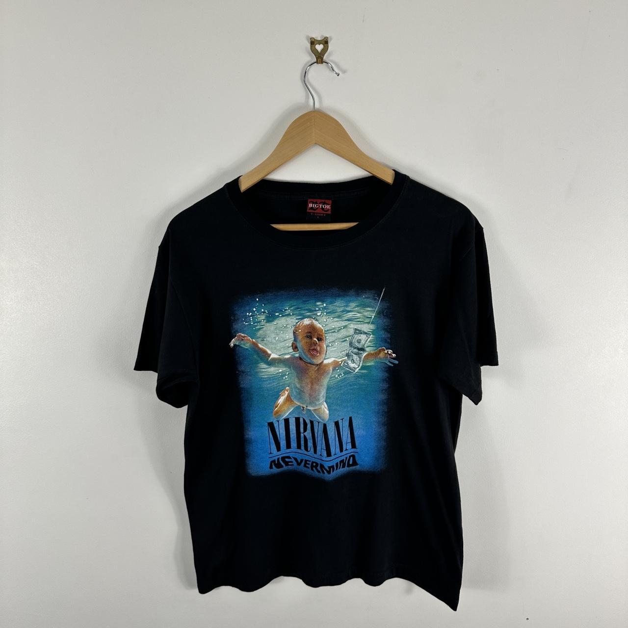 Men S Vintage Nirvana Nevermind 2000 S Grunge Depop   P0 