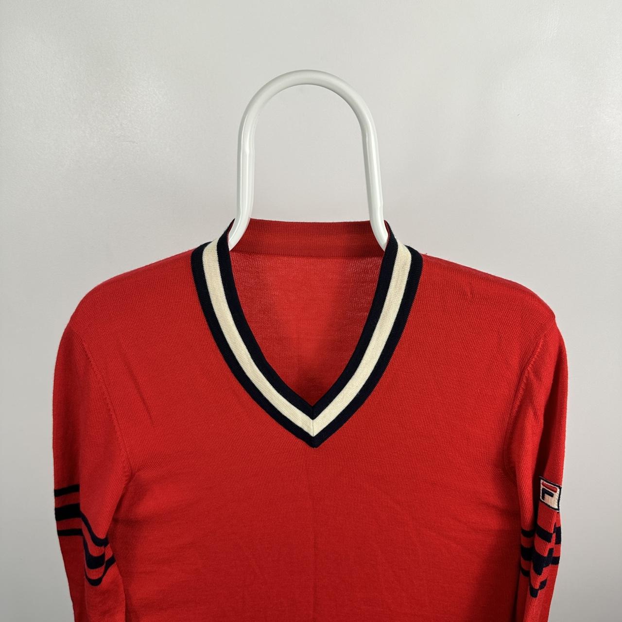 Fila v cheap neck sweater