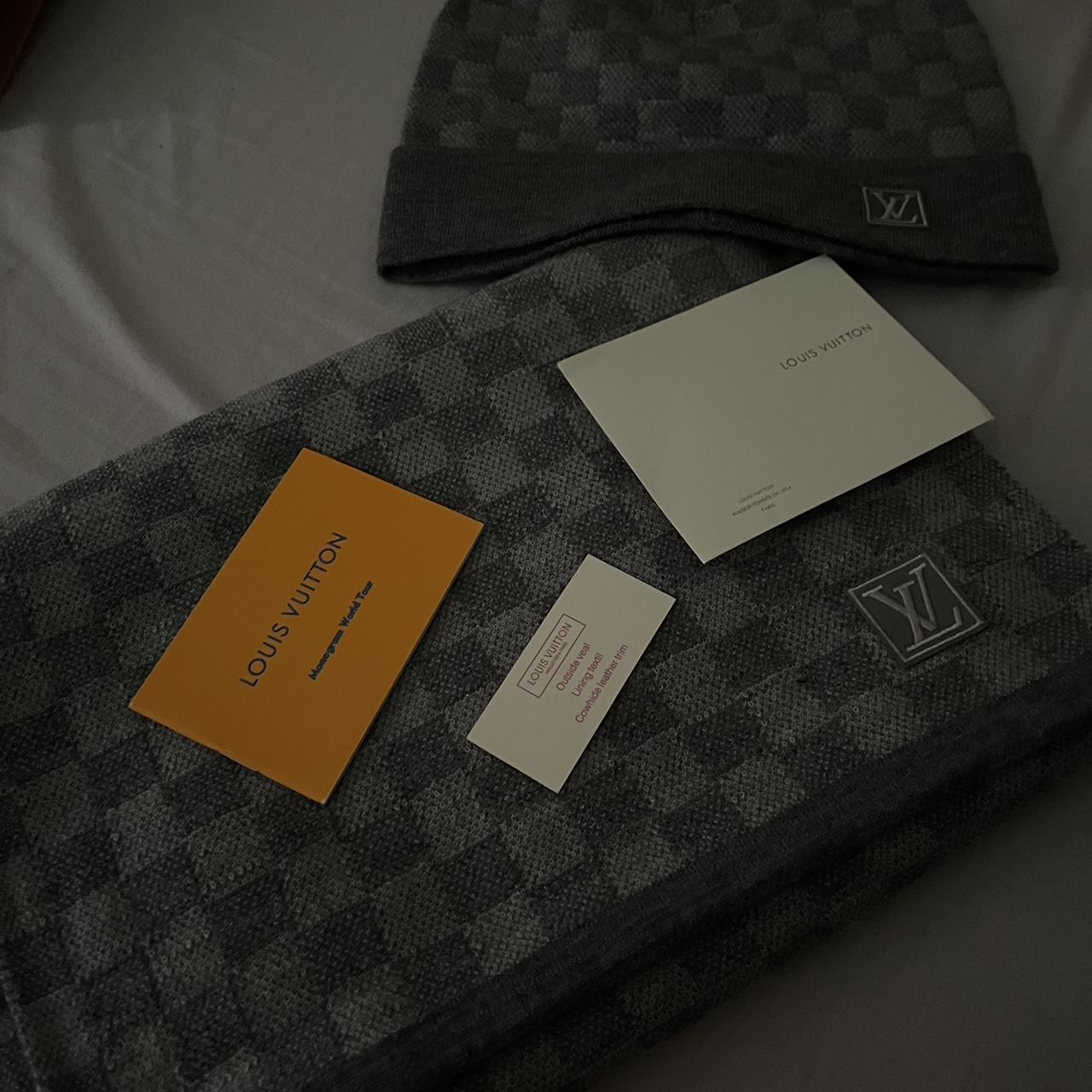 Louis Vuitton scarf and hat set Selling due to no... Depop