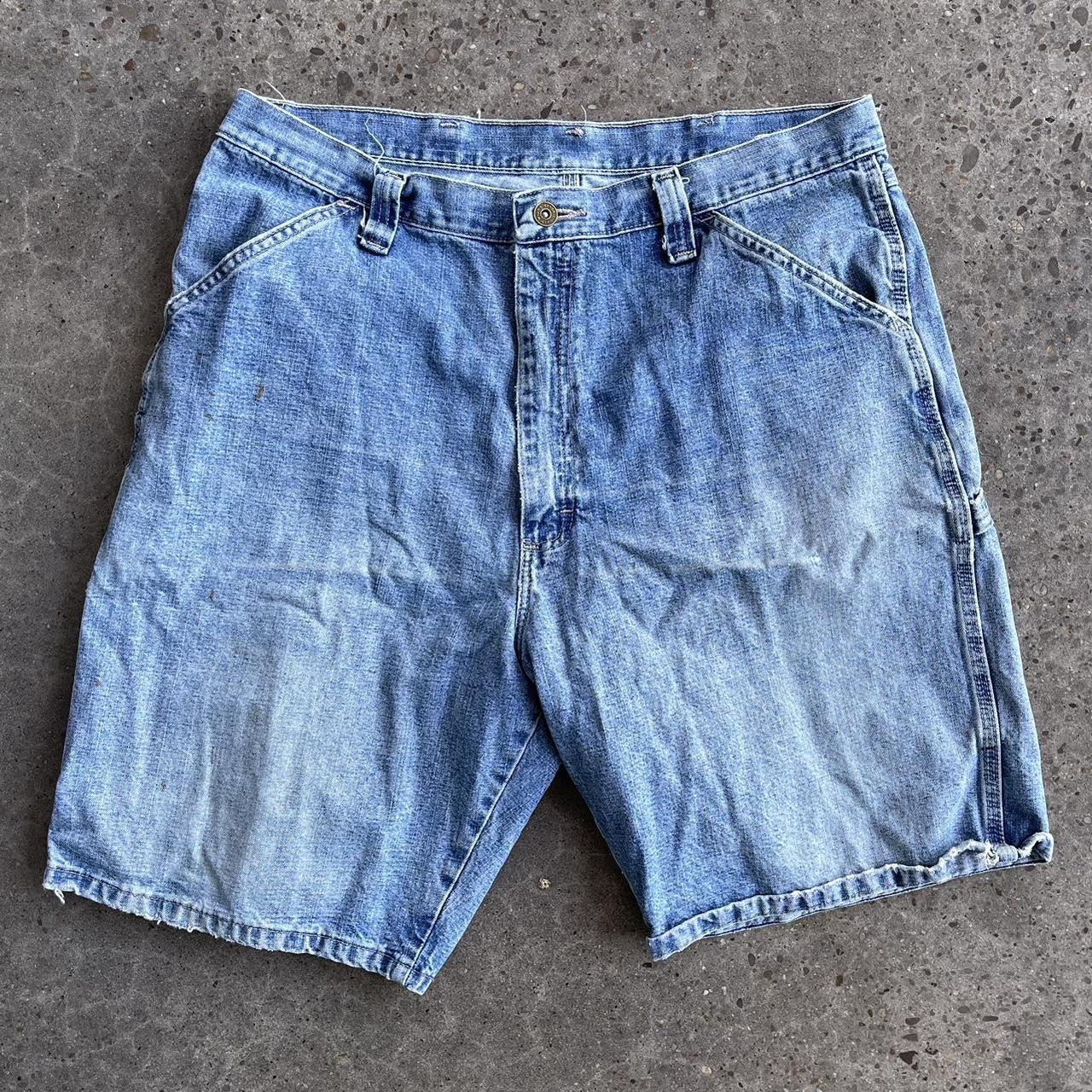 Wrangler Jorts Tagged 36 Waist 34 Inseam Depop