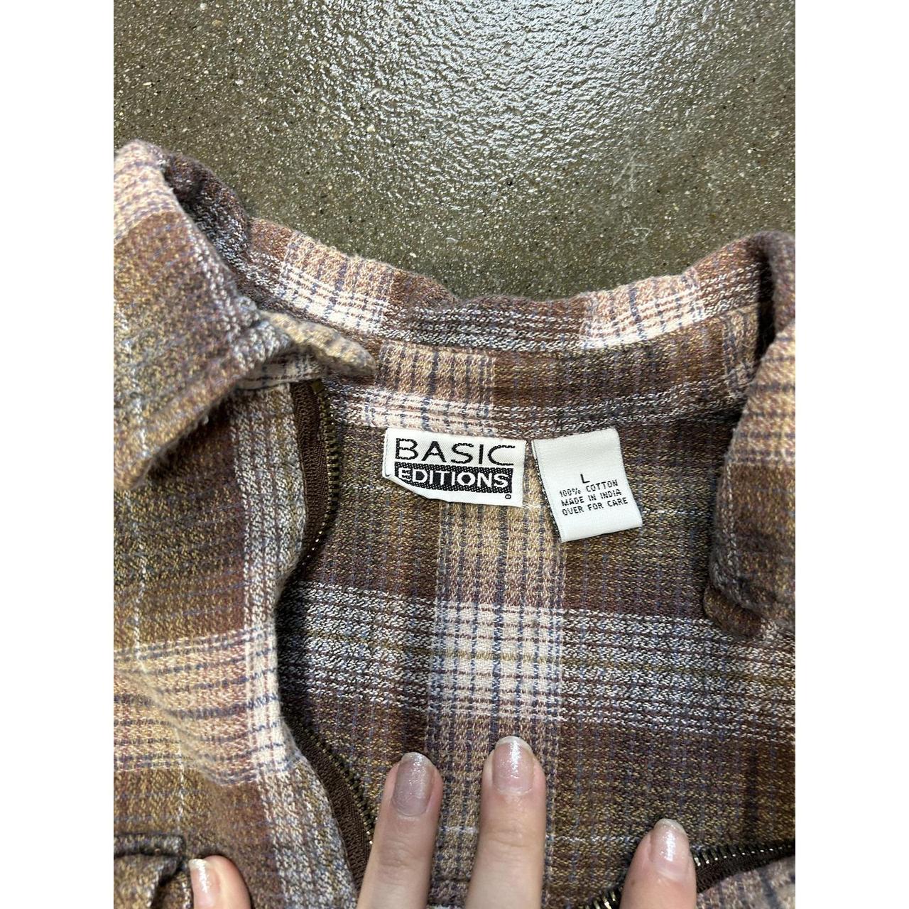 Basic Editions Men's Shirt - Brown - L – Basic Ed… - image 3