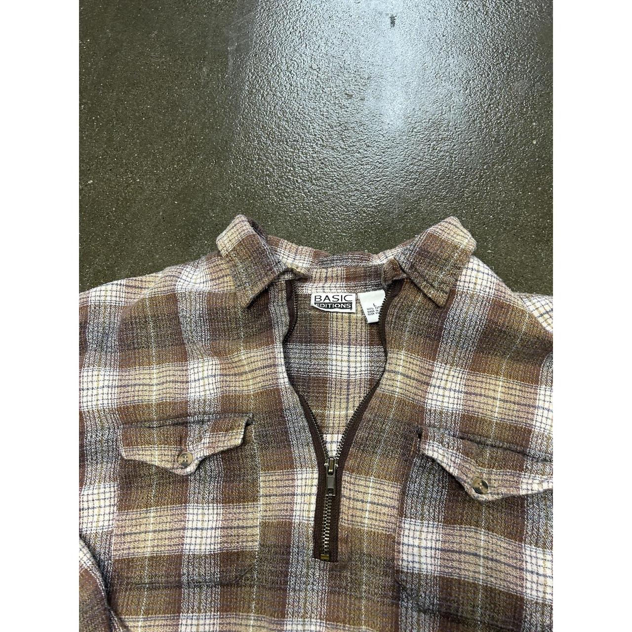 Basic Editions Men's Shirt - Brown - L – Basic Ed… - image 2