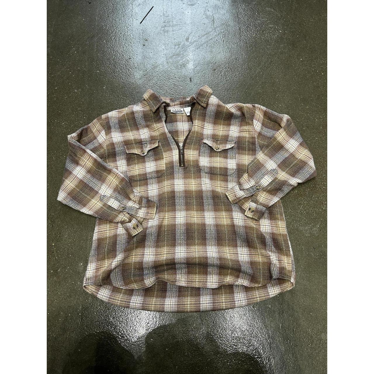 Basic Editions Men's Shirt - Brown - L – Basic Ed… - image 1