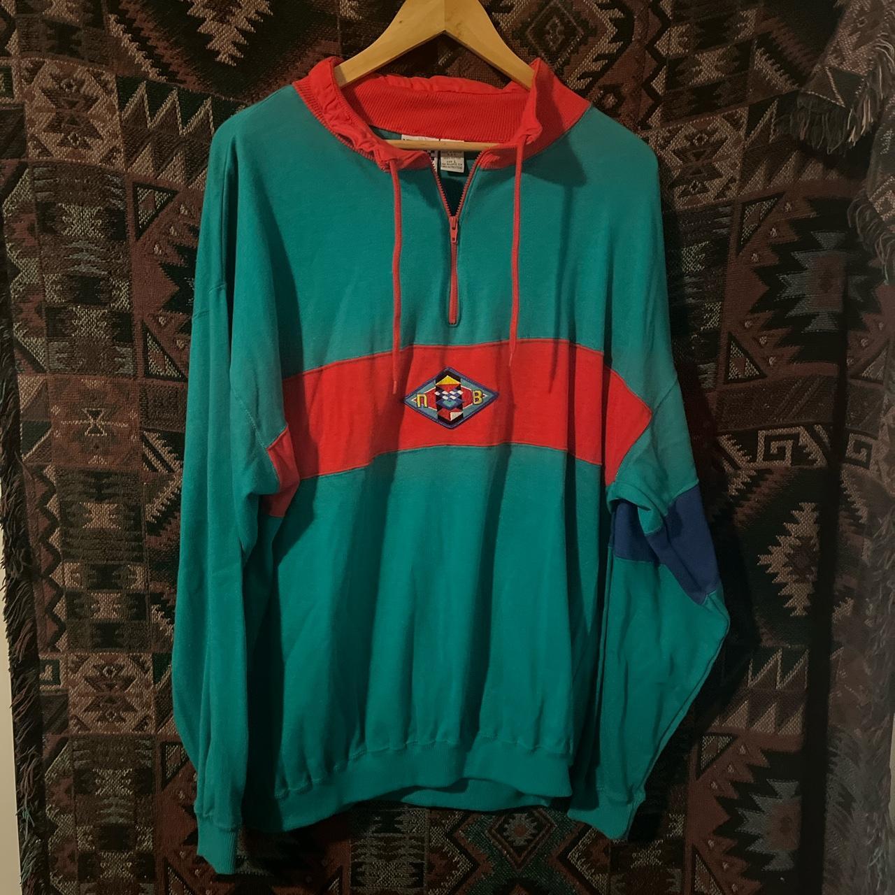 men-s-red-and-blue-sweatshirt-depop