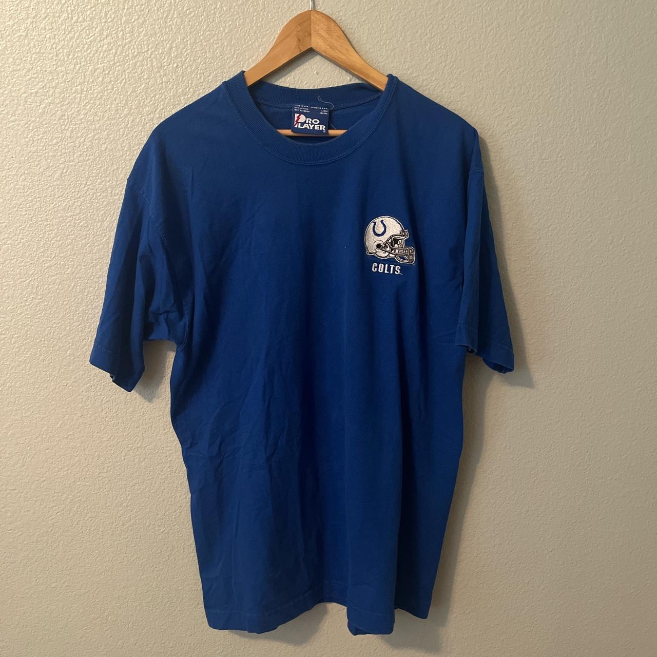 Vintage colts tee Pro player tag Size large #90s... - Depop