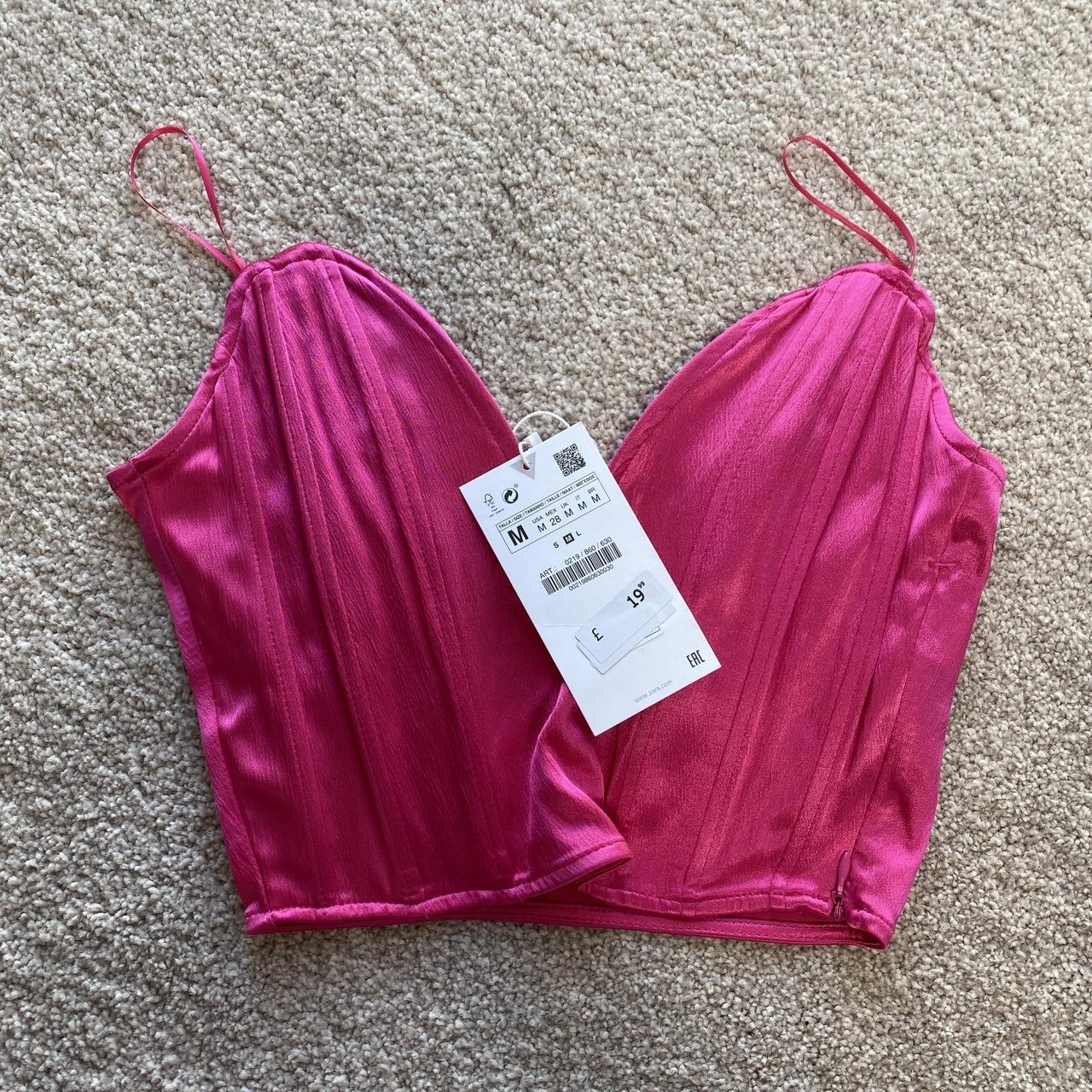 Zara Corset Top M. Comfortably fits an S too... Depop