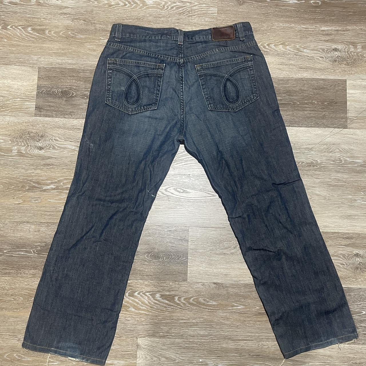 Mens Dark Washed Calvin Klein Denim Jeans Size Depop 1210