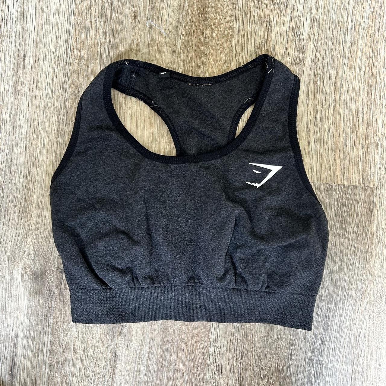 Gymshark sports bra black gymsharkwomens... Depop