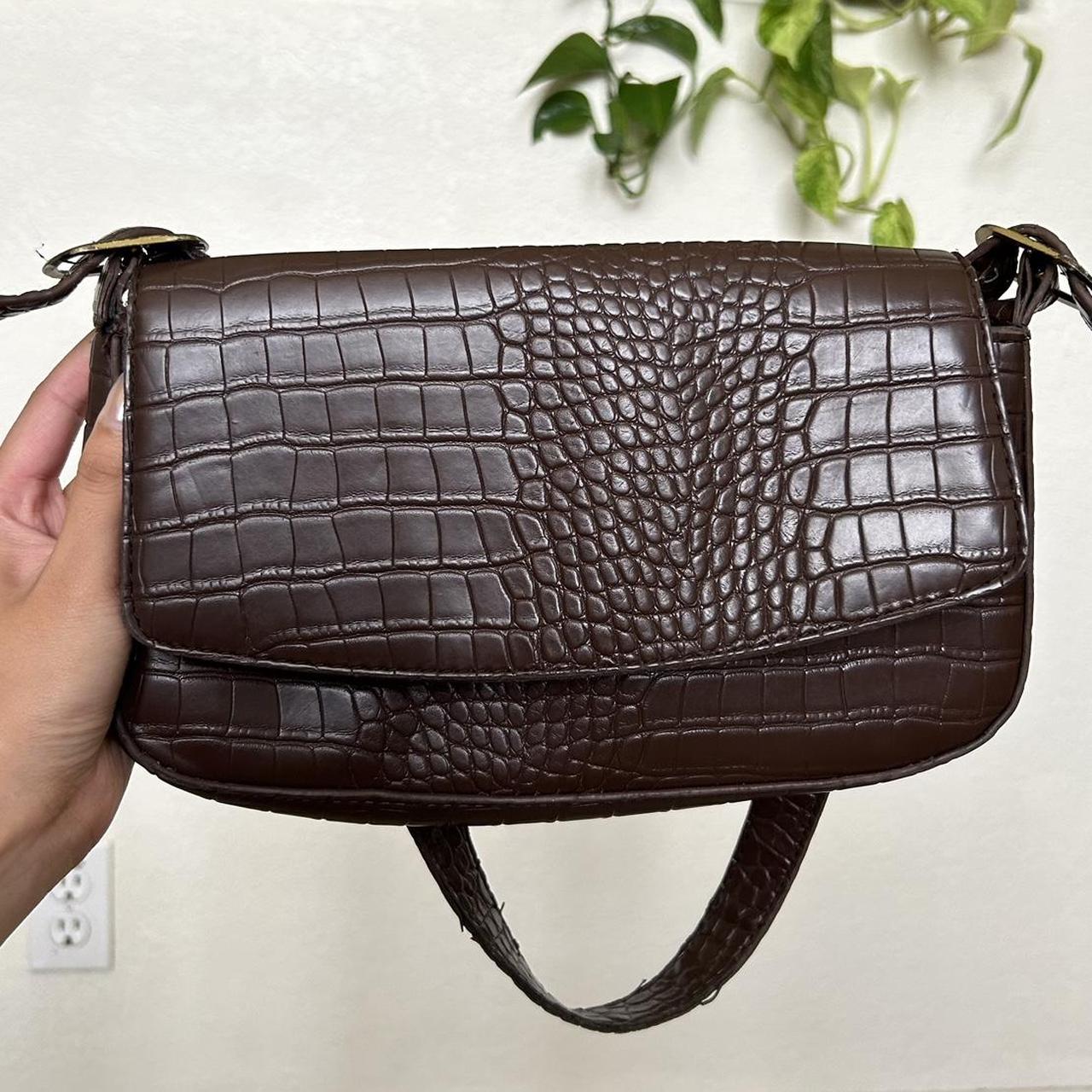 Princess Polly brown shoulder bag Signs of wear... Depop