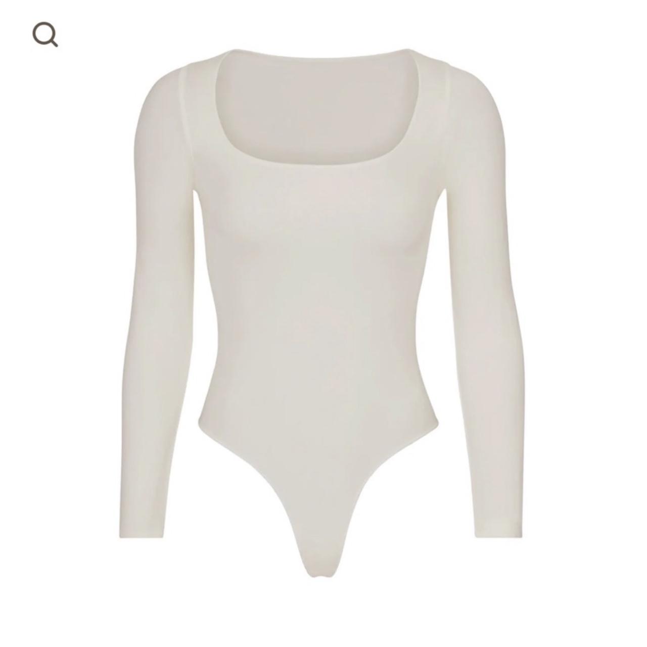 Skims White Bodysuit | Depop