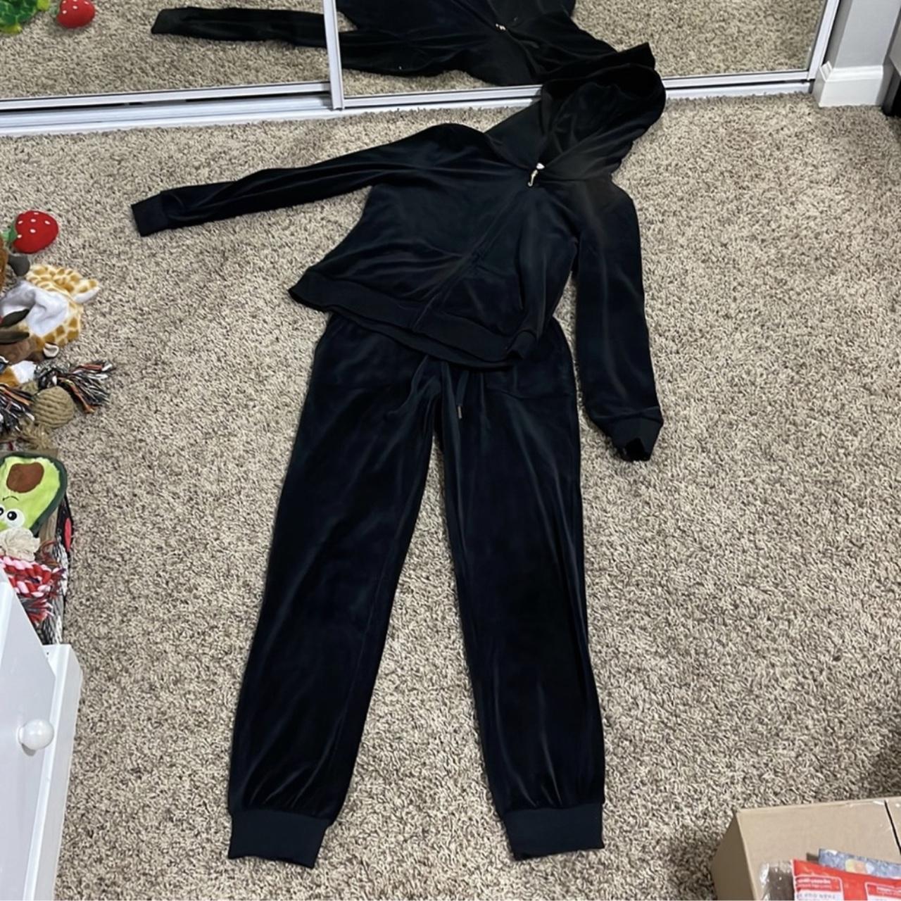 Black juicy couture outlet sweatsuit