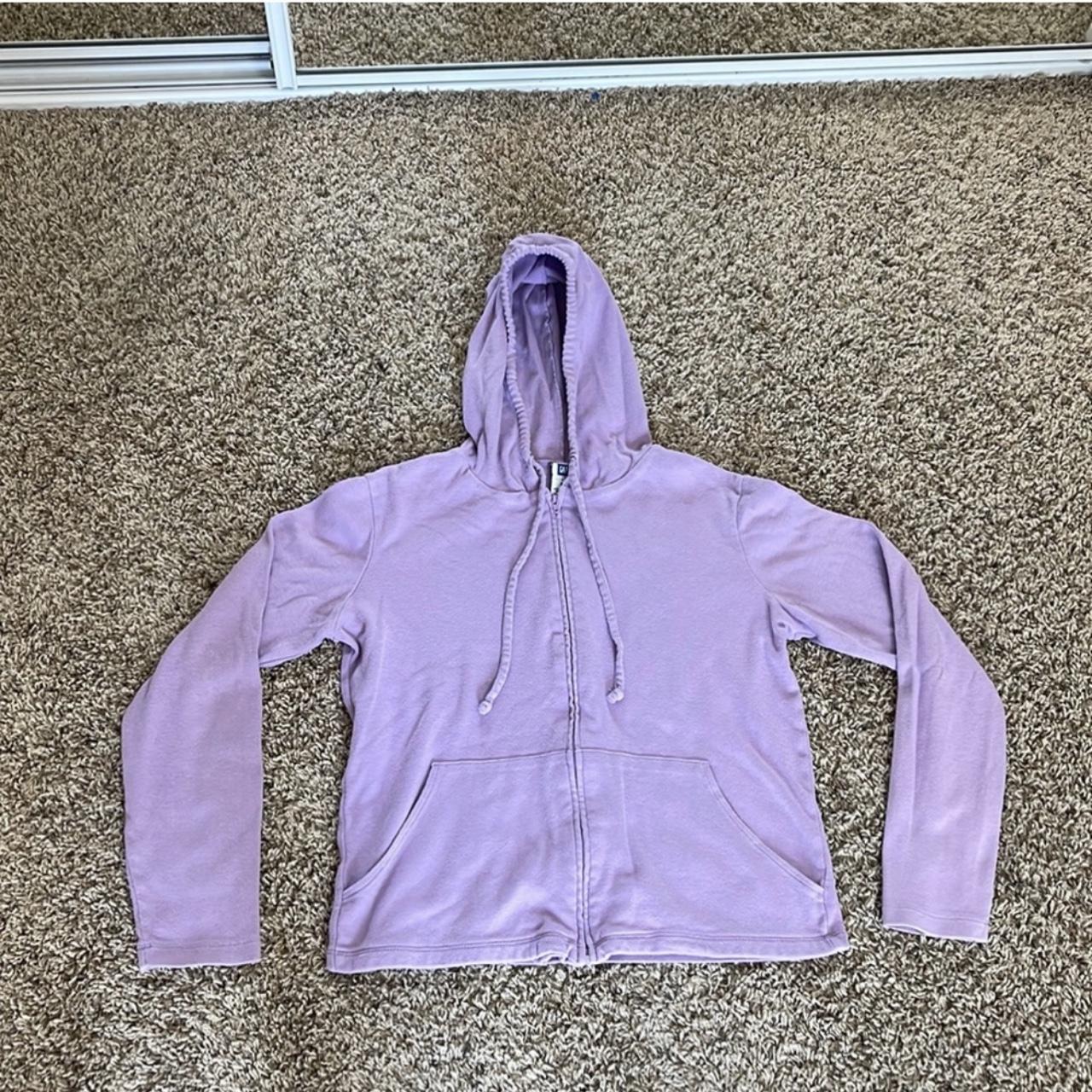 Gap Factory Women's Purple Sweatshirt Depop