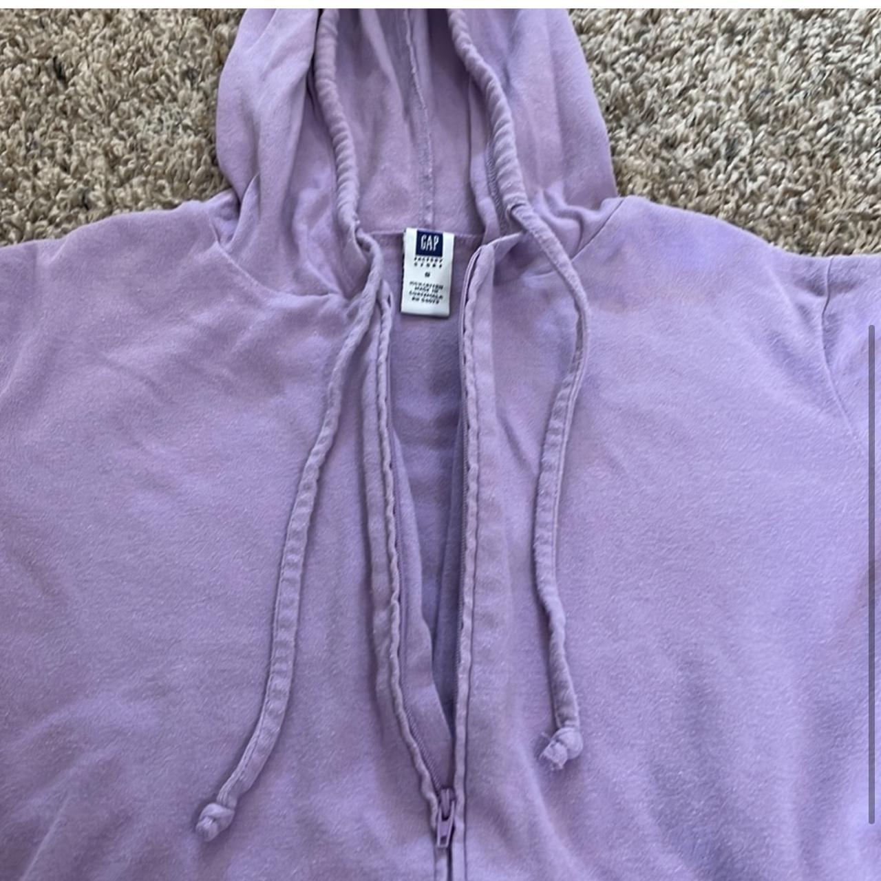 Gap Factory Women's Purple Sweatshirt Depop