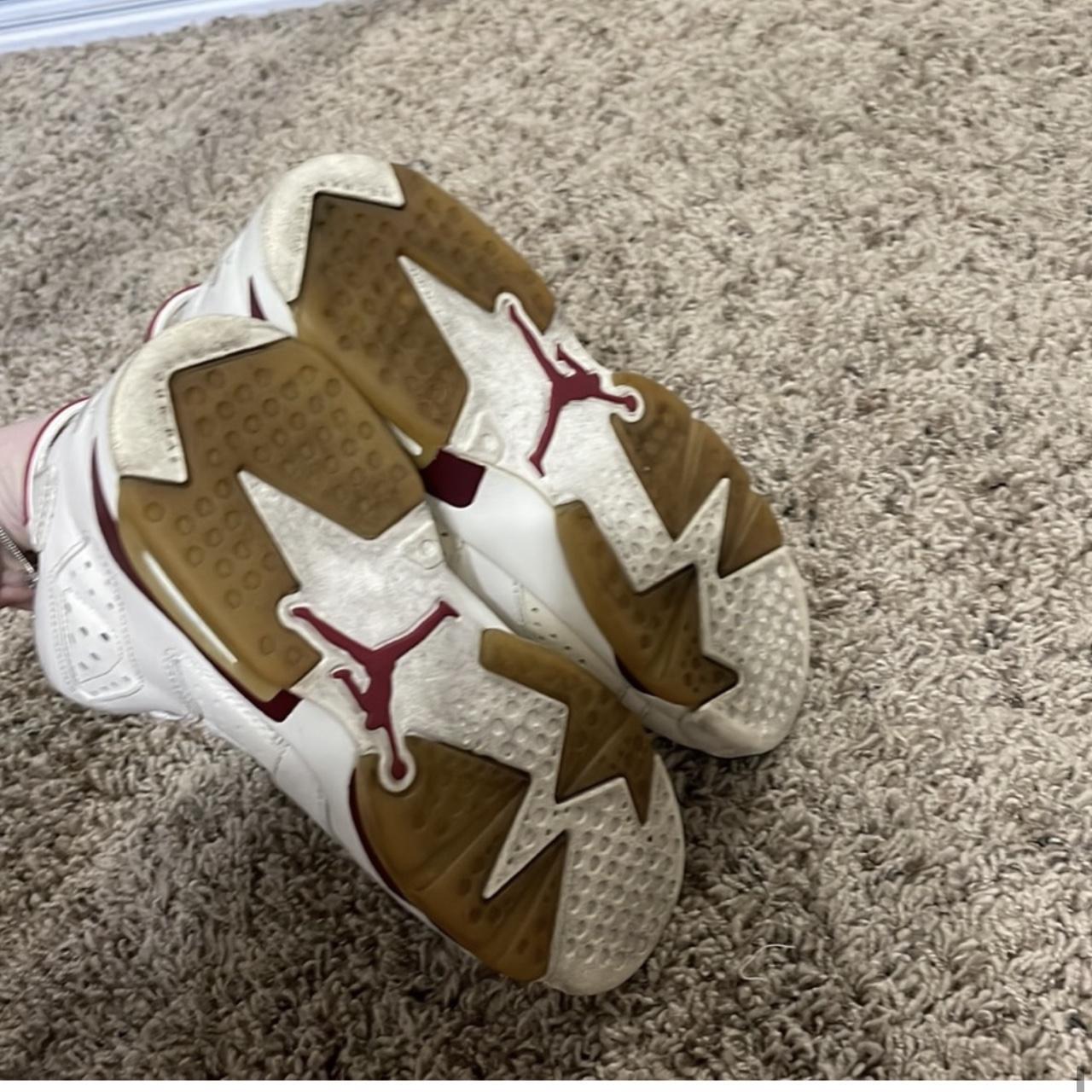 Jordan retro 7 sales maroon and gold