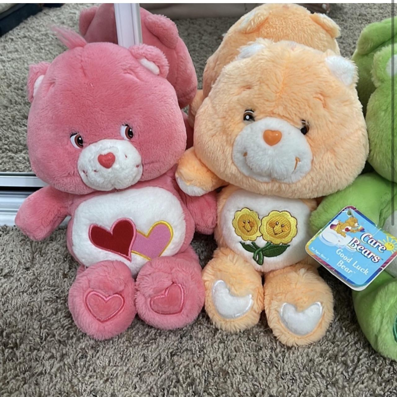 Bundle of 4 13” Care Bears, 4 Care Bears, Pink heart