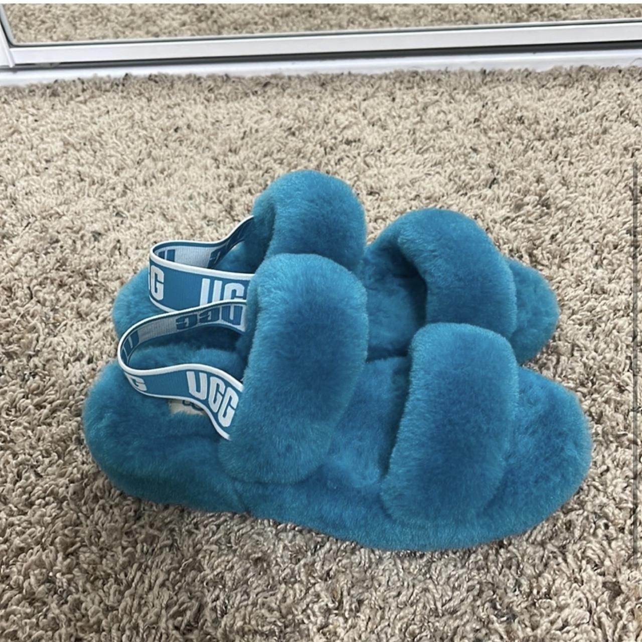 Ugg slippers clearance women blue