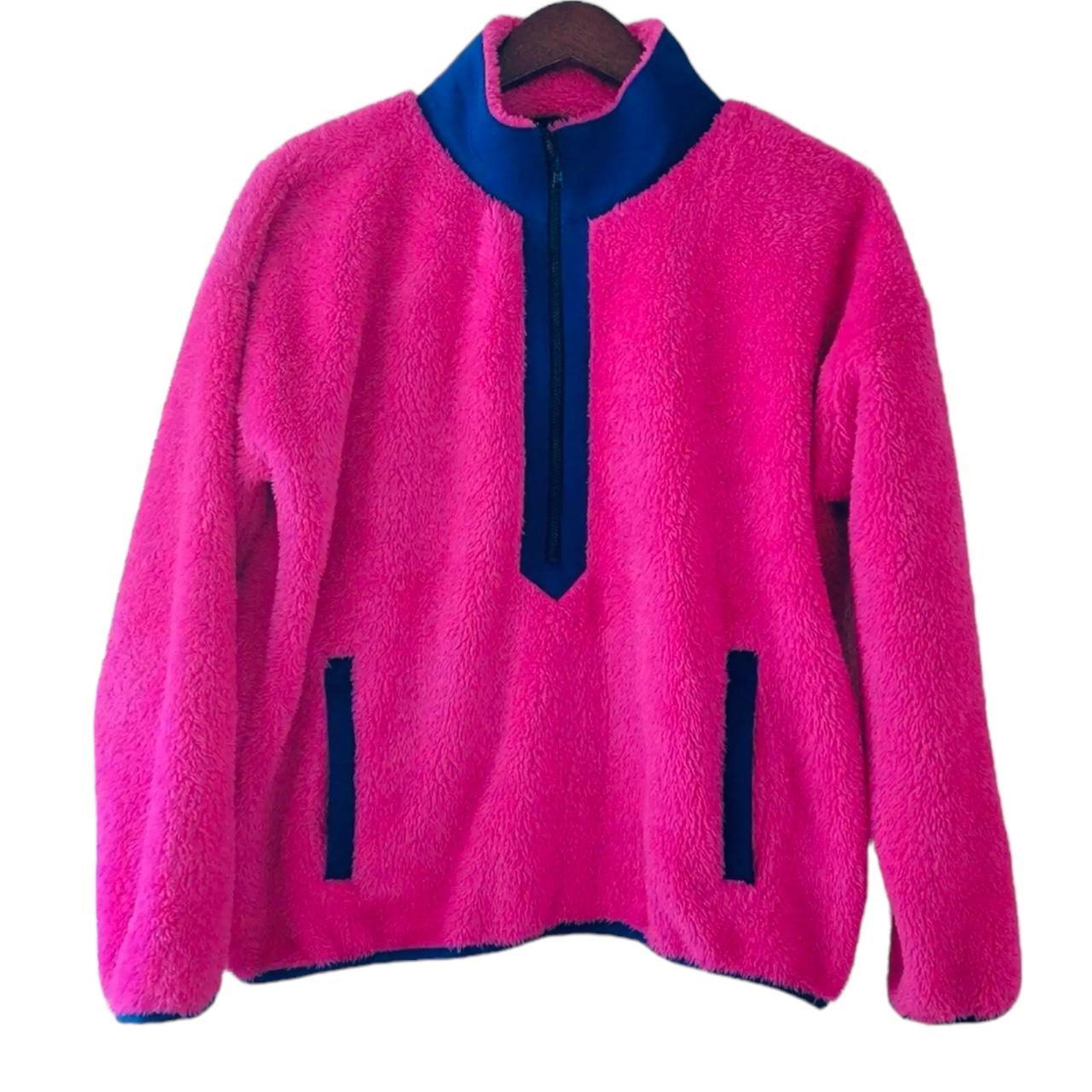 J crew best sale fleece pullover women's