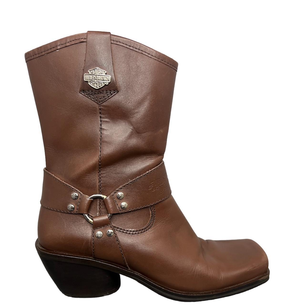 harley davidson womens boots brown