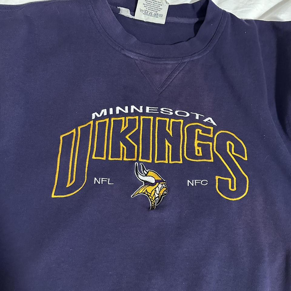 VIKINGS nfl boys hoodie SIZE-M - Depop