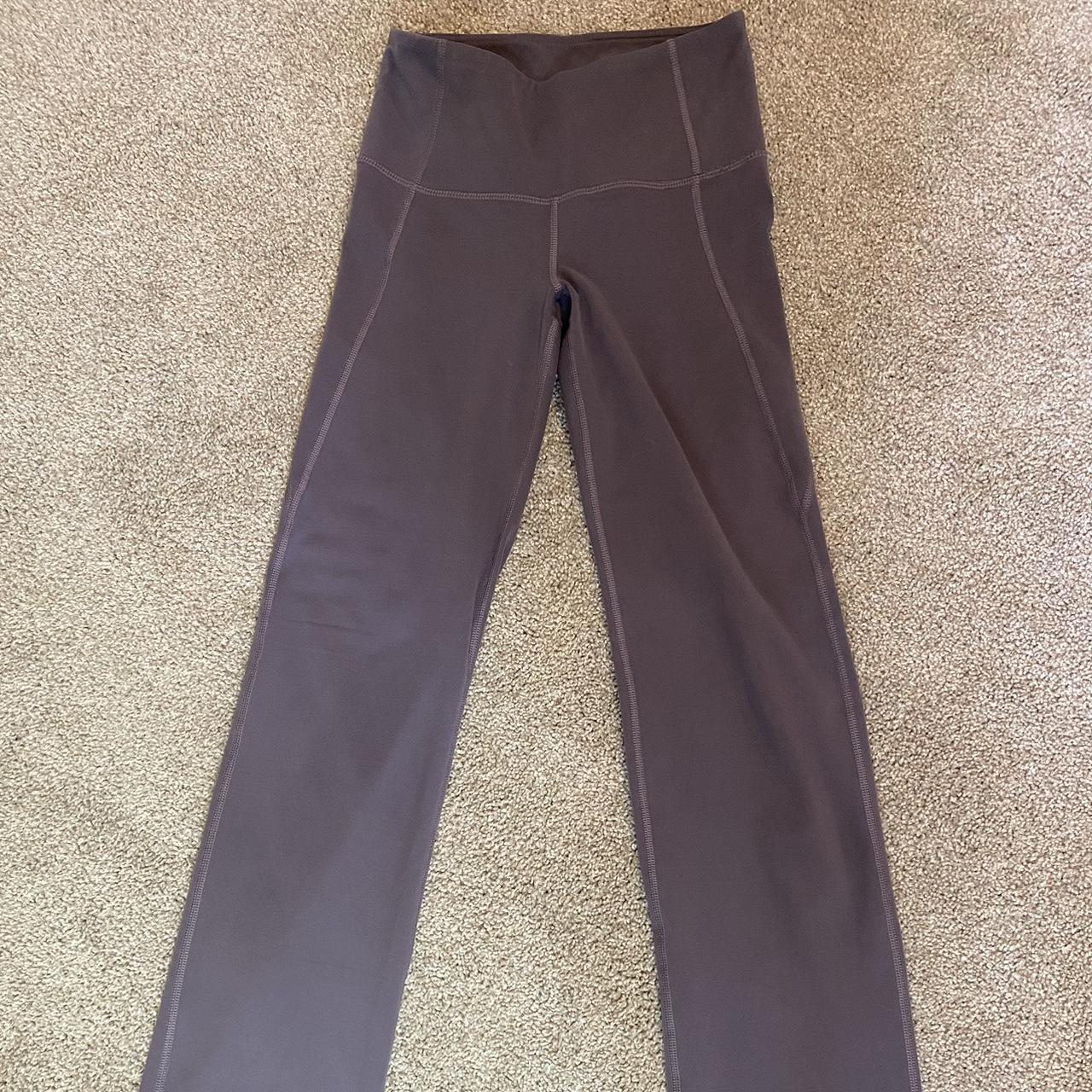 purple yogalicious yoga pants! only worn a few times - Depop