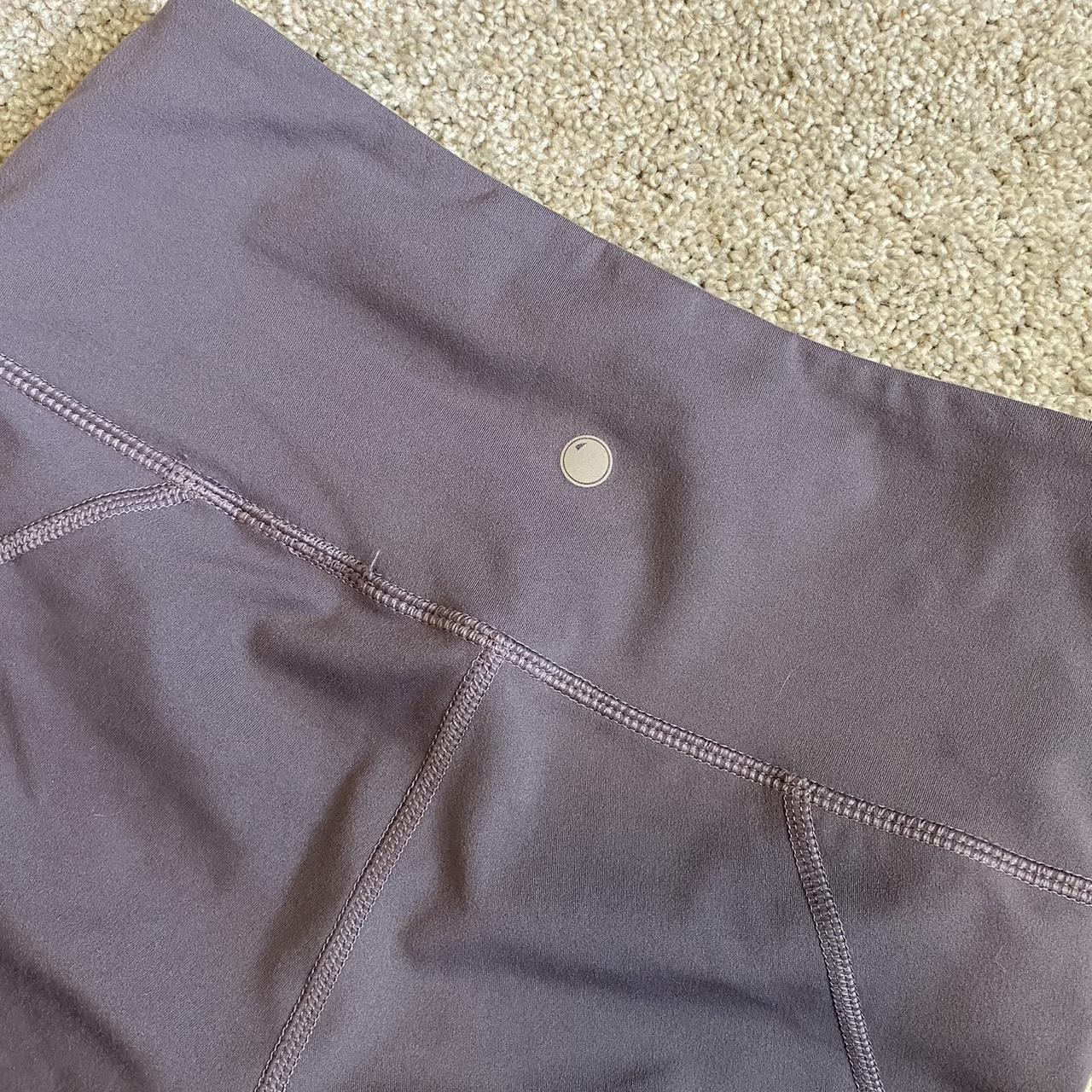 purple yogalicious yoga pants! only worn a few times - Depop