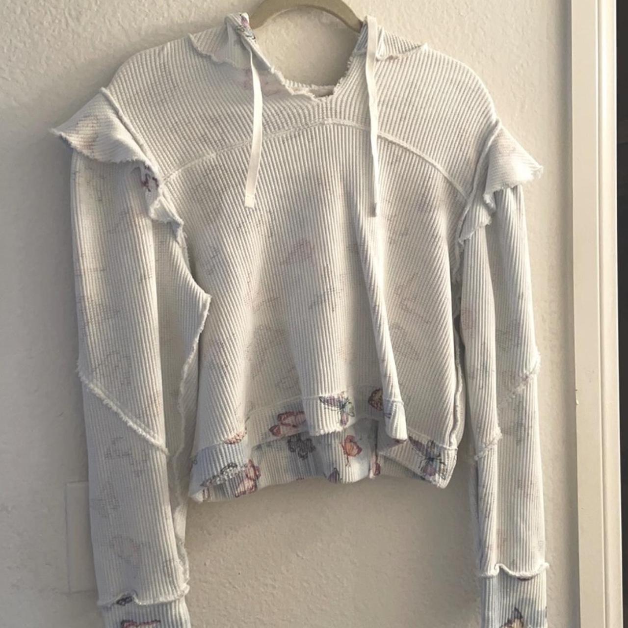 LoveShackFancy Women's Blue Hoodie (2)