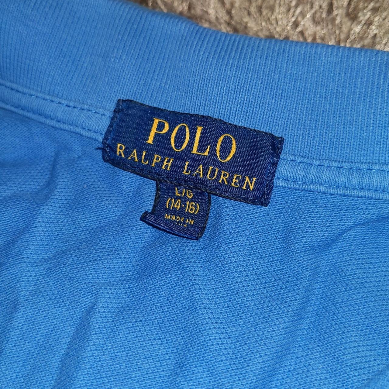 Polo RALPH LAUREN shirt size 1213 but says 1416 Depop