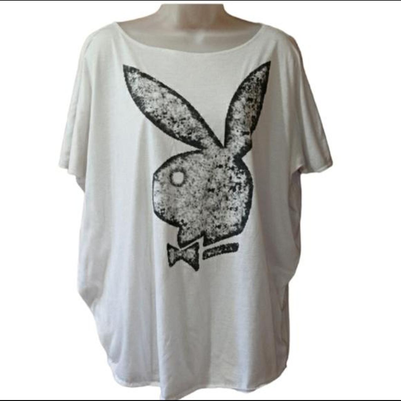 Playboy Playboy Bunny Large Chest Logo Graphic... - Depop