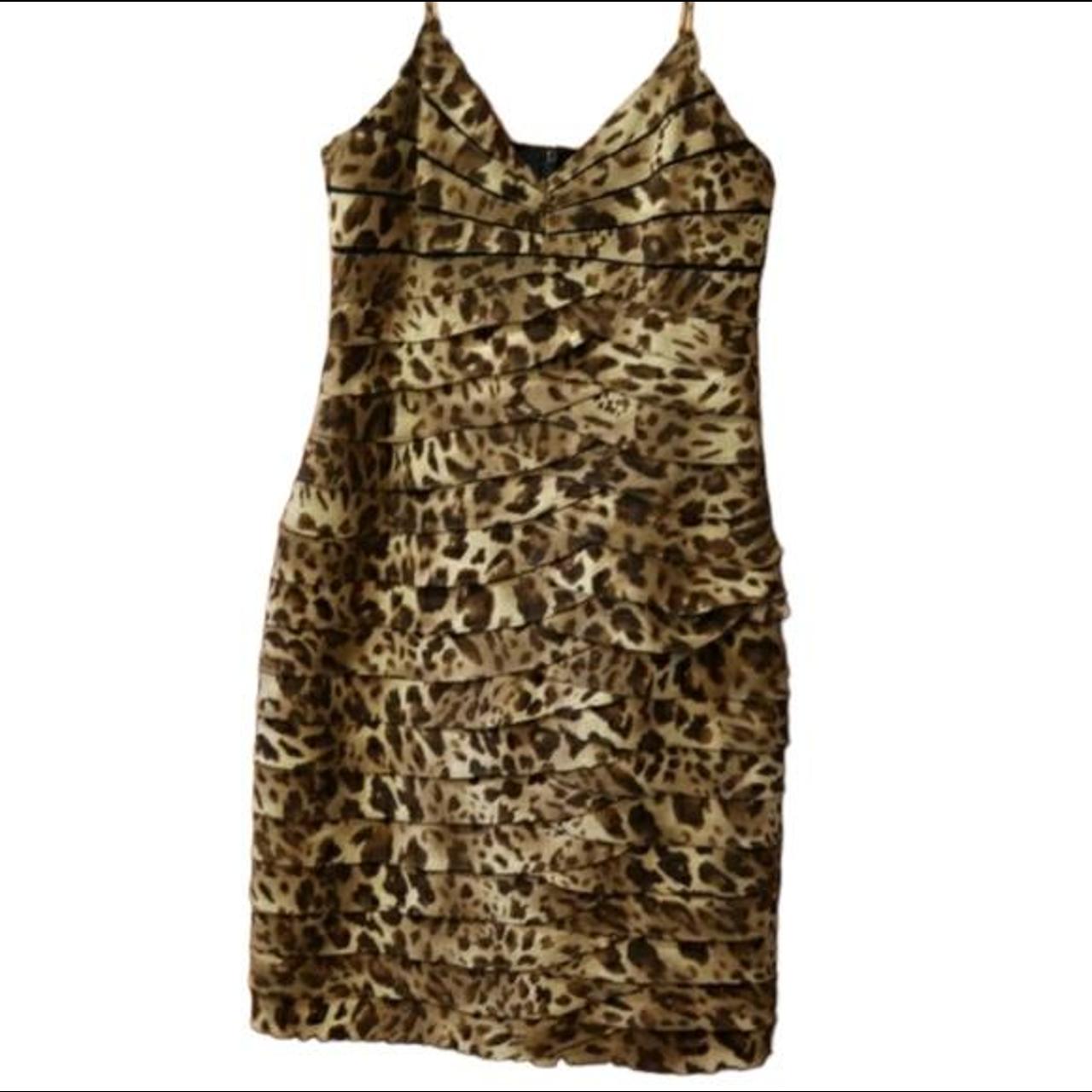 Lavish alice leopard dress best sale