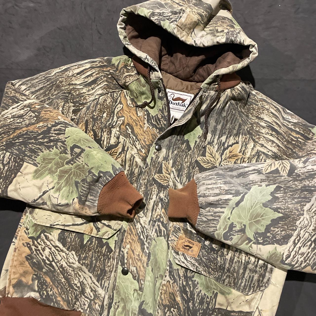 Realtree Men's Brown and Khaki Jacket | Depop