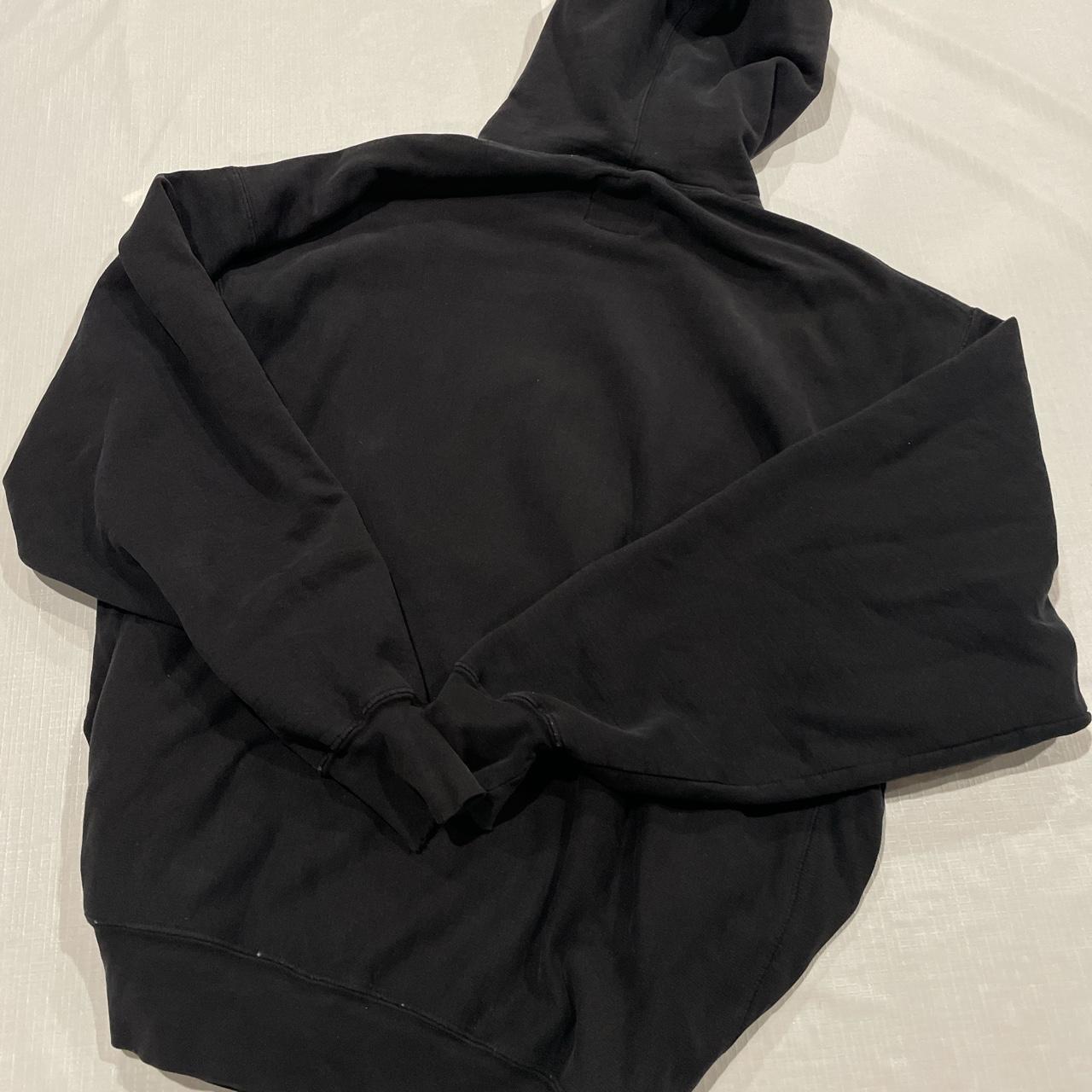 Steve & Barry's Men's Black and White Hoodie | Depop