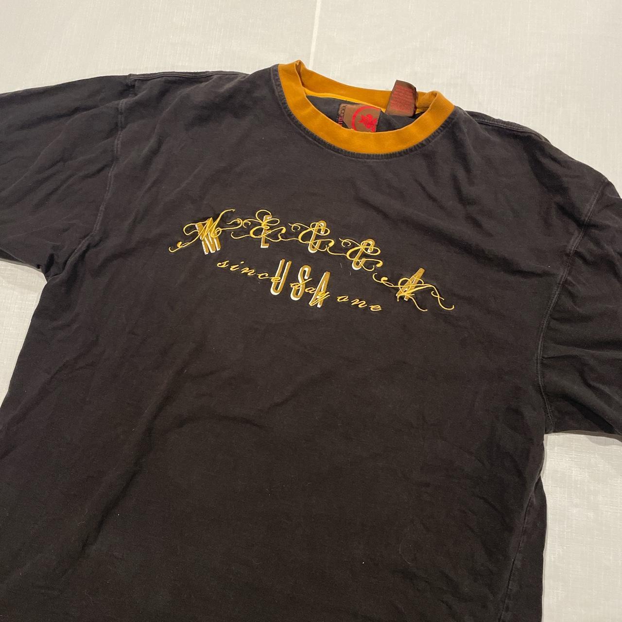 Men's Black and Gold T-shirt | Depop
