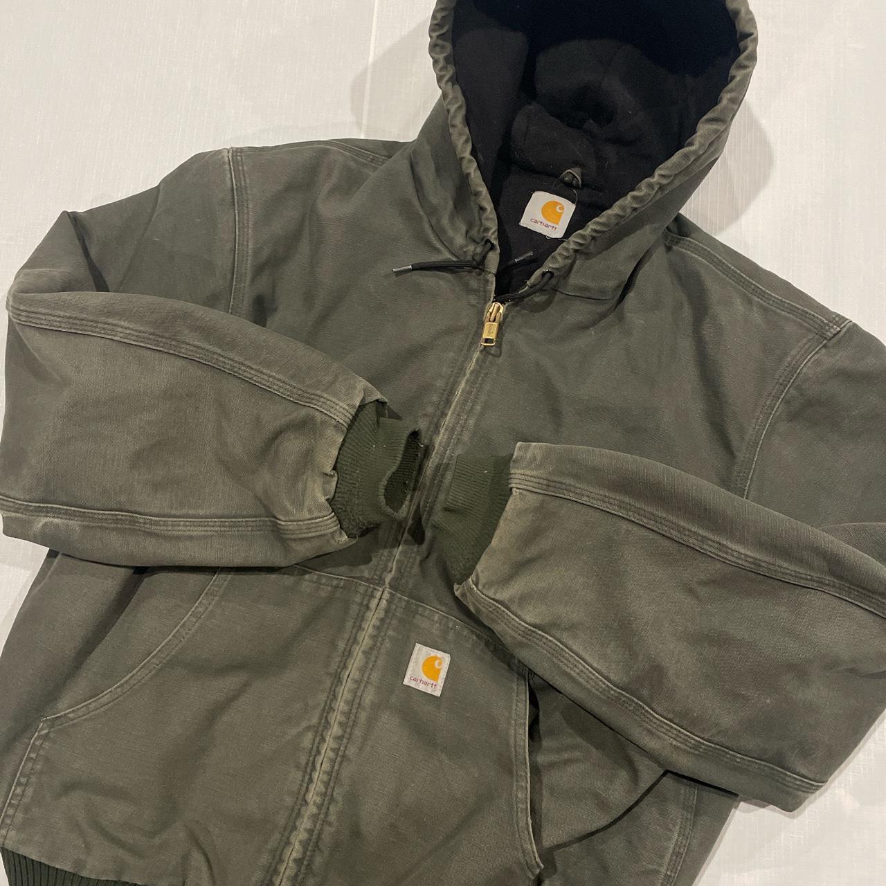 Carhartt Men's Green Jacket | Depop