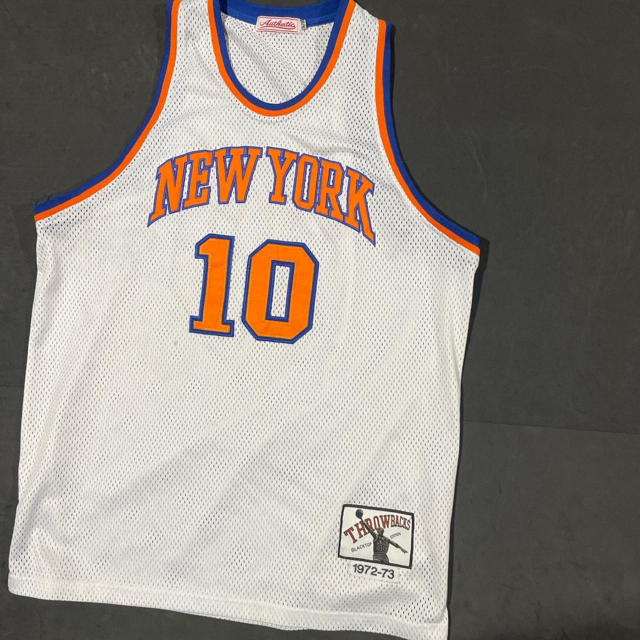 Mitchell & Ness Authentic Walt Frazier New York Knicks 1972-73 Jersey