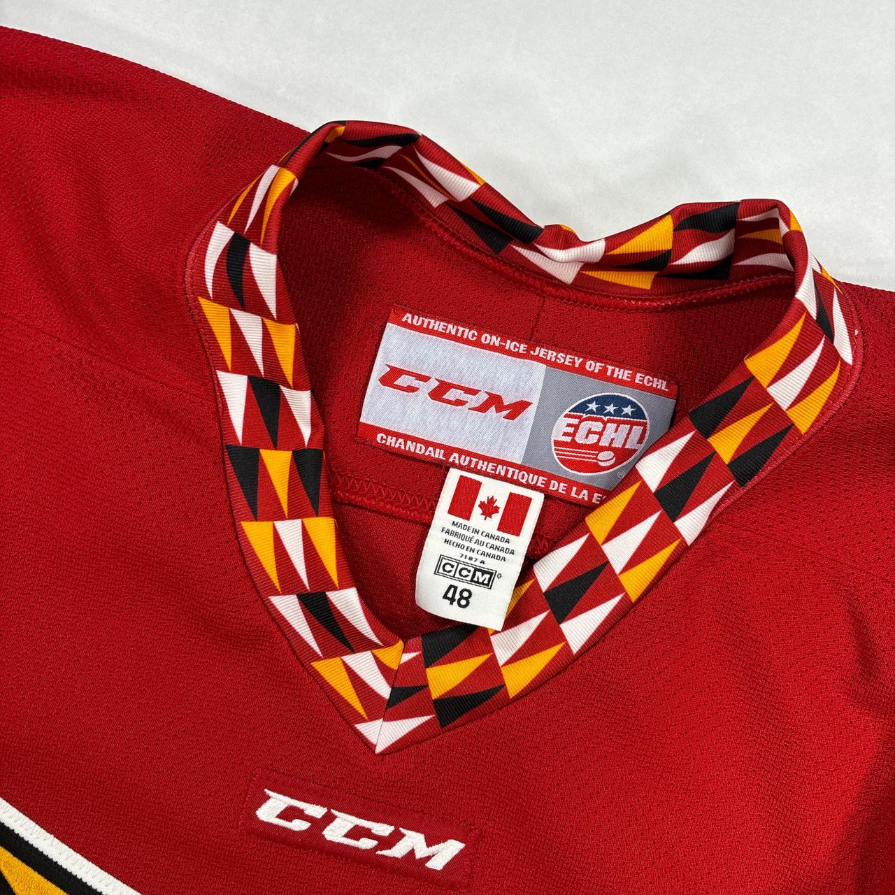 NWT store INDY FUEL ECHL CCM STITCHED HOCKEY JERSEY