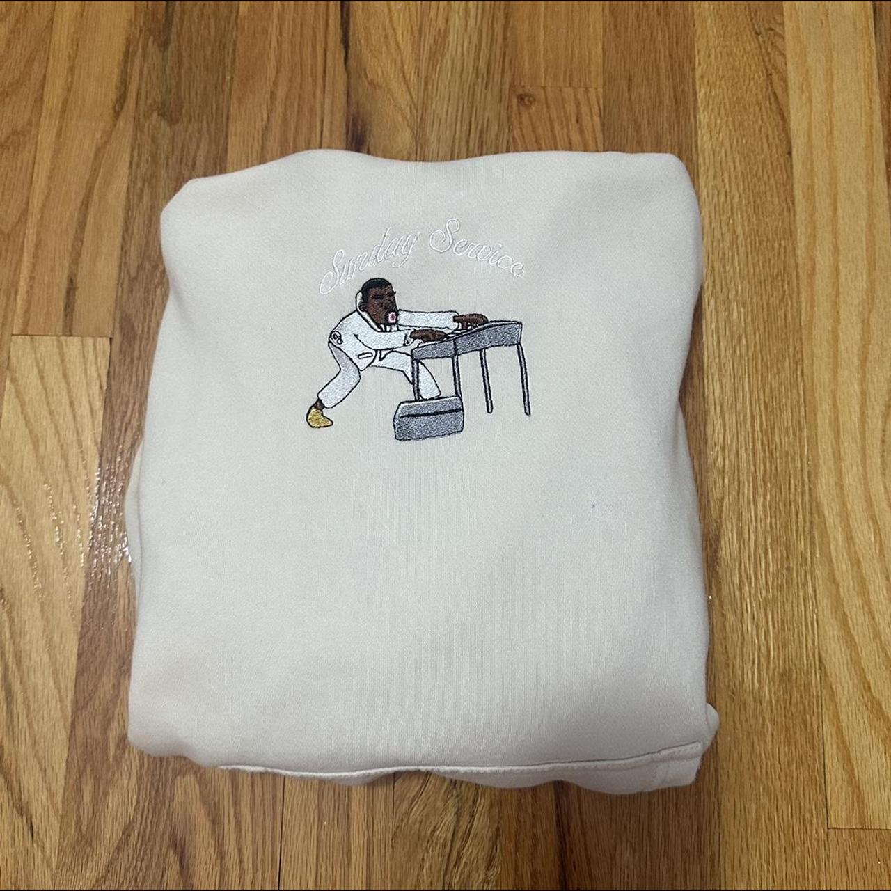 Kanye embroidered online hoodie