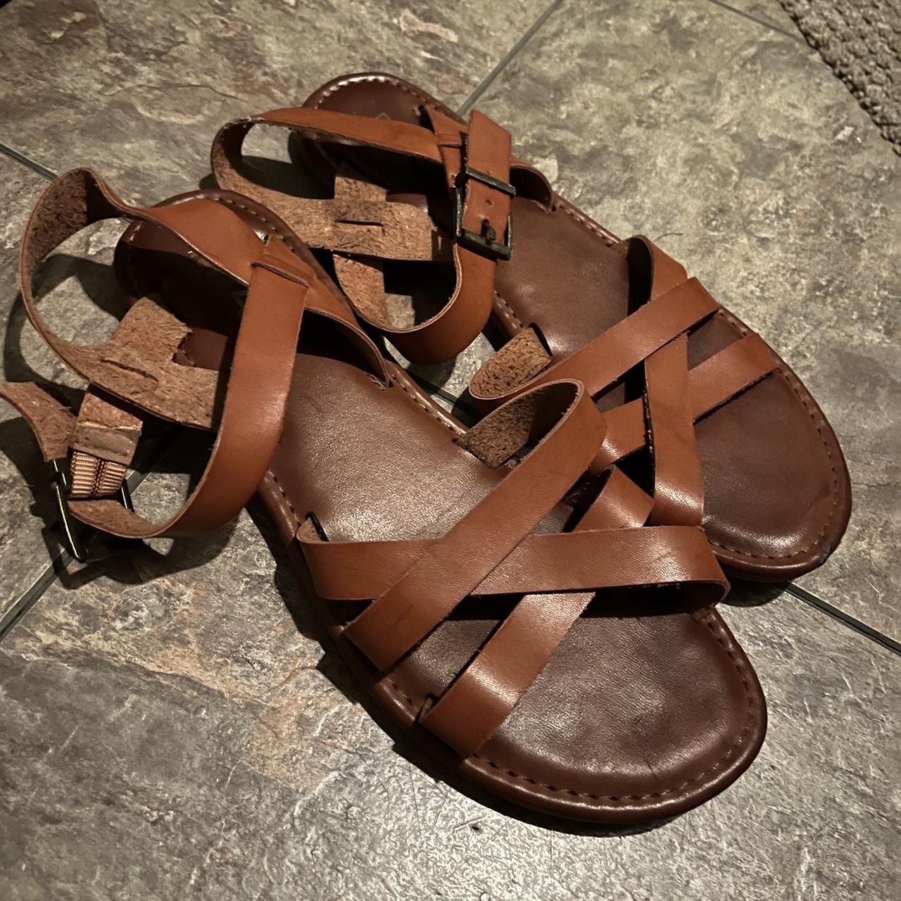 MIA Women's Brown Sandals | Depop