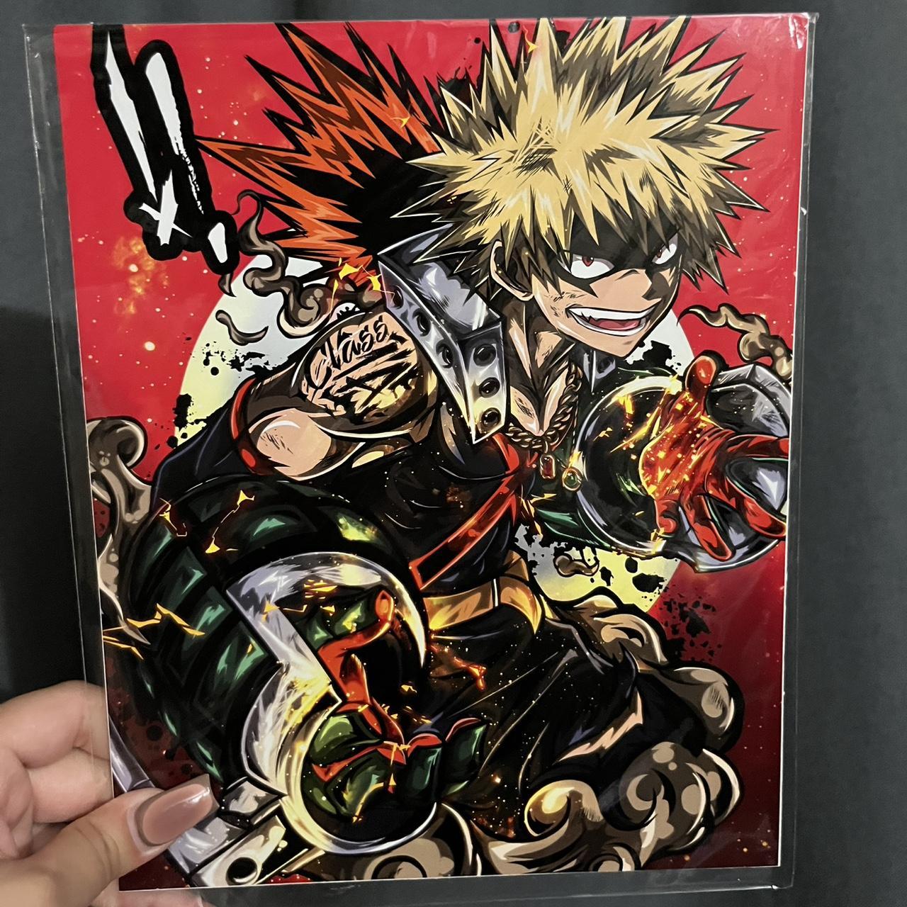 My Hero Academia Bakugo Print 8in x 10in,