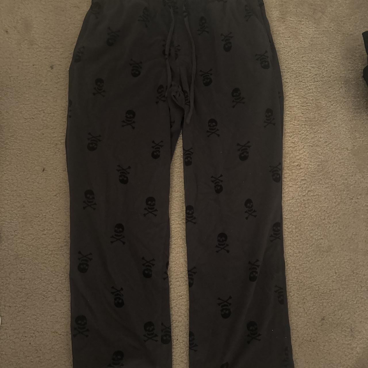 Skull Pj Pants Fits A Large Depop   P0 