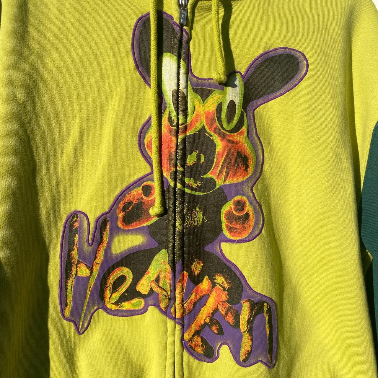 Heaven by Marc Jacobs Green Acid Bunny zip up | Depop
