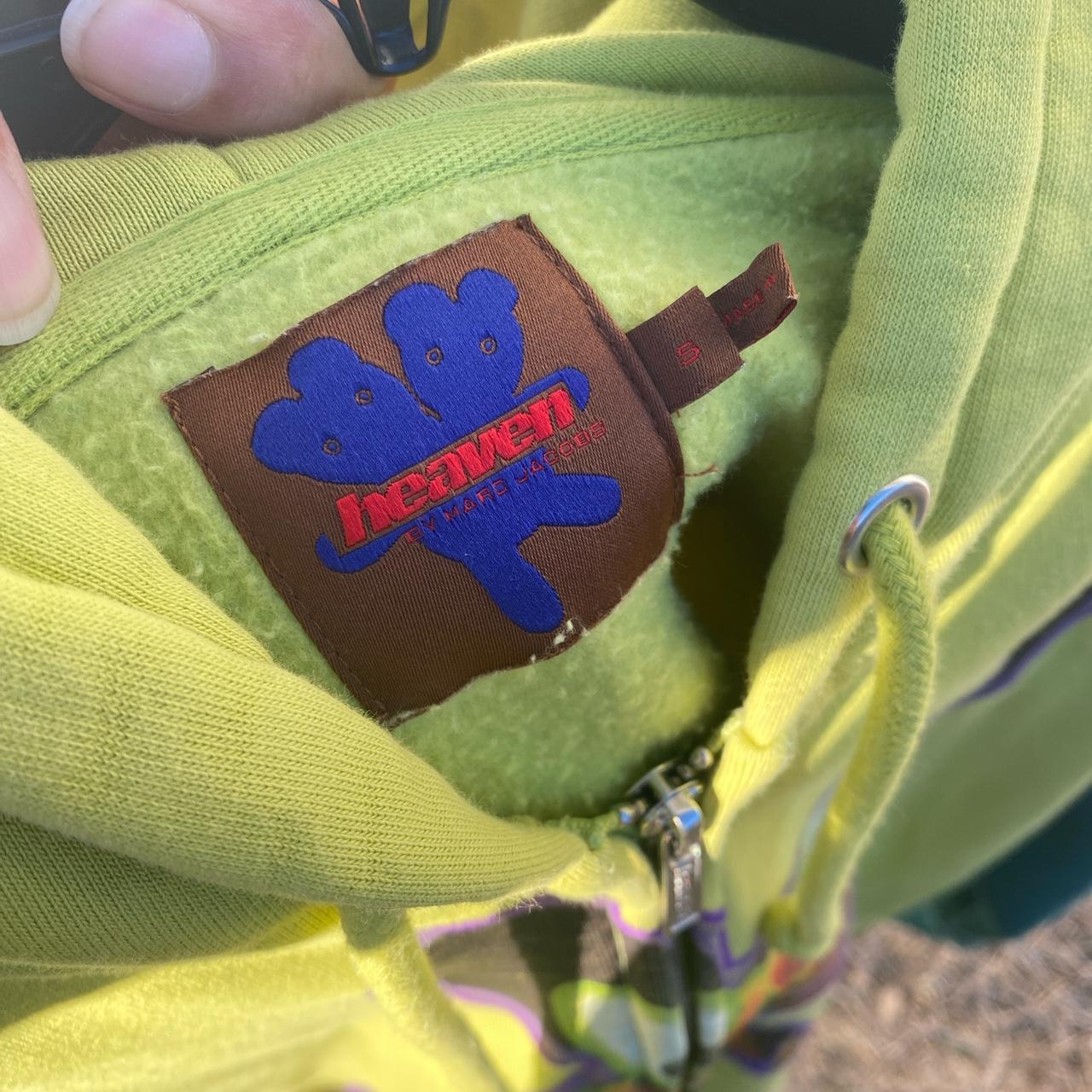 Heaven by Marc Jacobs Green Acid Bunny zip up | Depop Heaven by Marc Jacobs Green Acid Bunny zip up | Depop