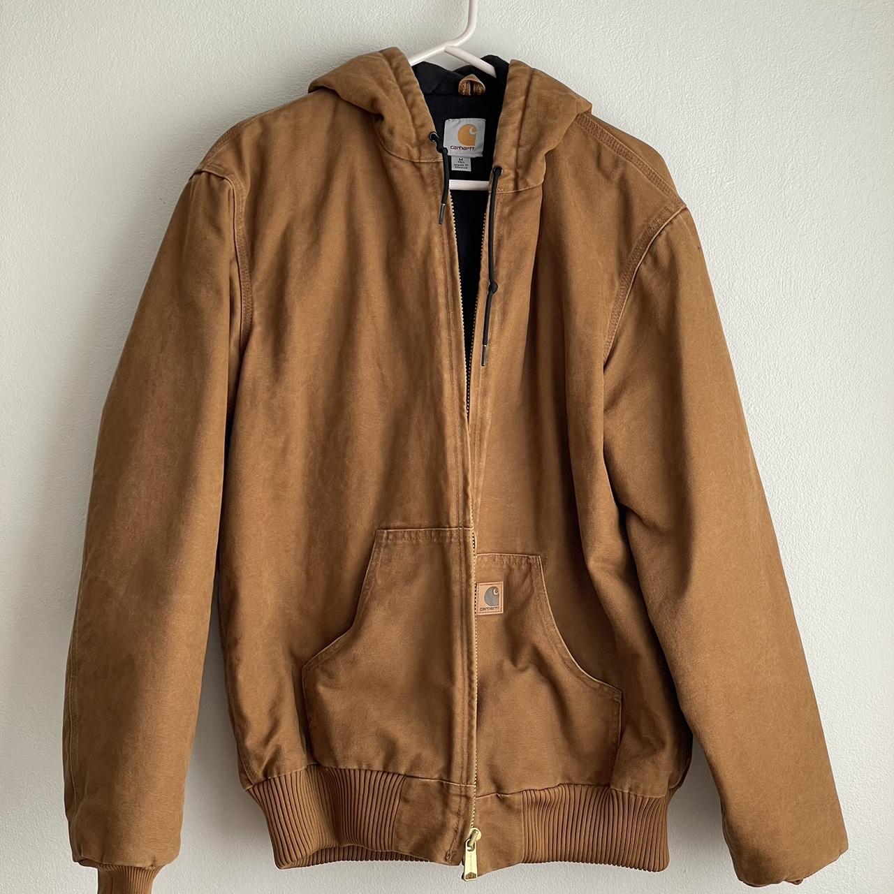 Carhartt Active Jacket With Hood Bought New In Depop   P0 