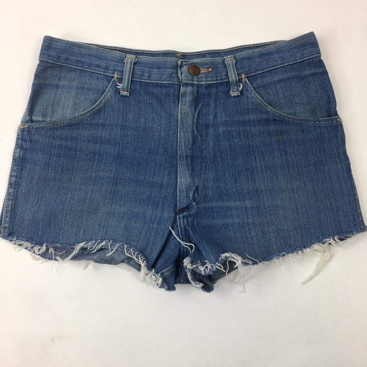 Wrangler Women's Blue Shorts | Depop