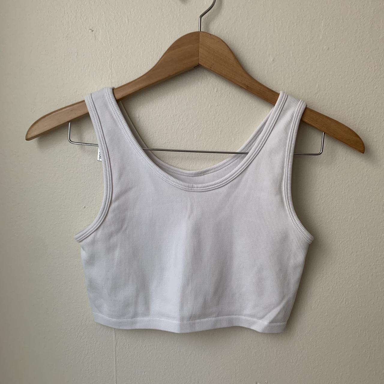 Aerie Women's White Bra Depop