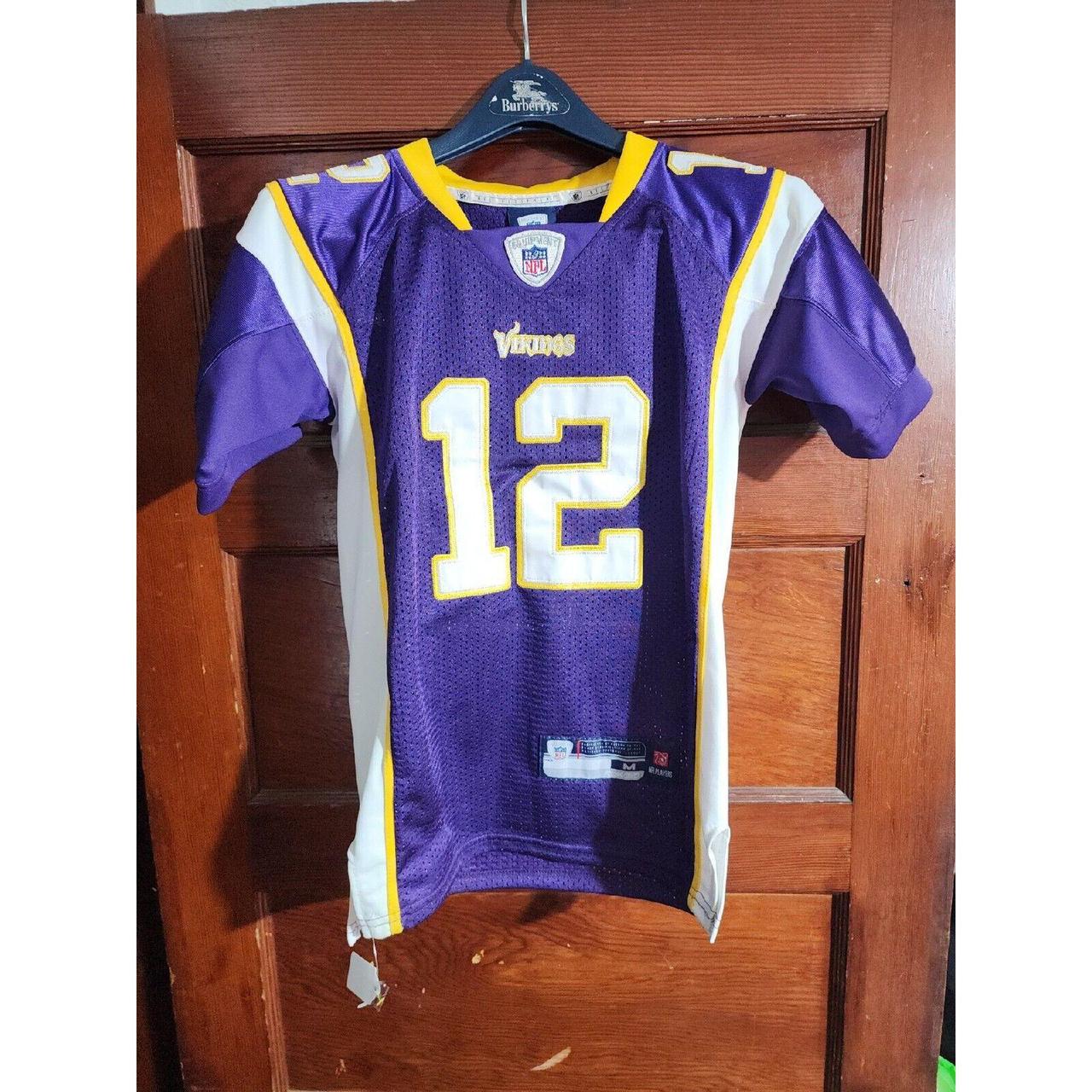 Reebok Brett Favre Minnesota Vikings Jersey T Shirt - Depop