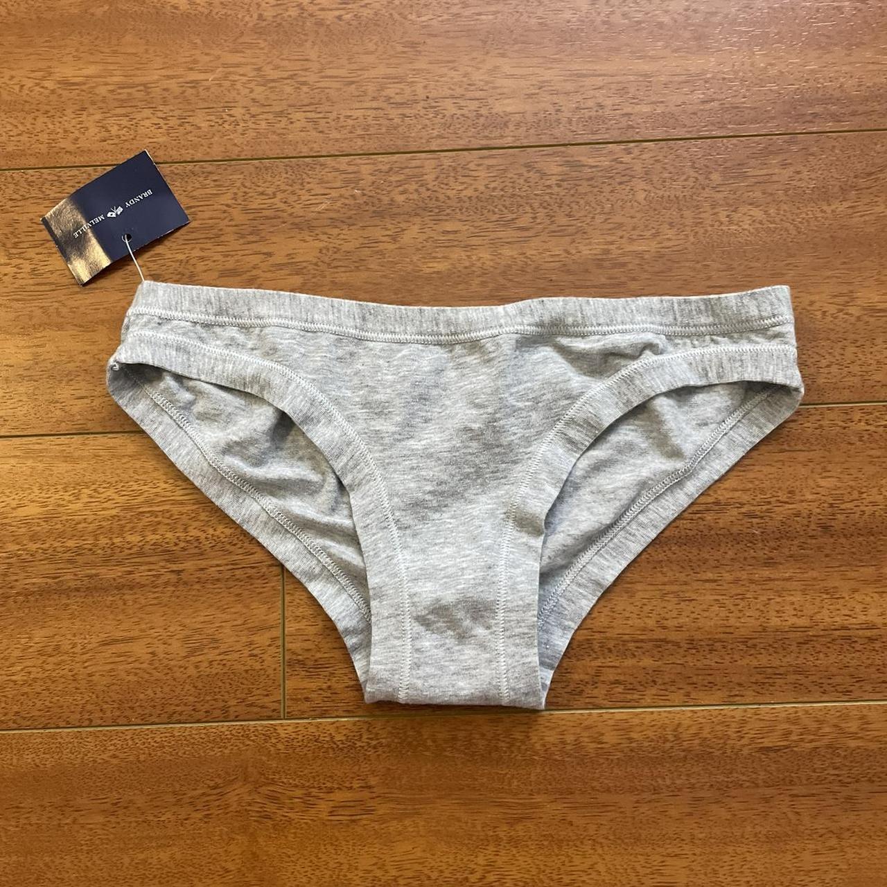 Grey brandy melville underwear brand new no flaws - Depop